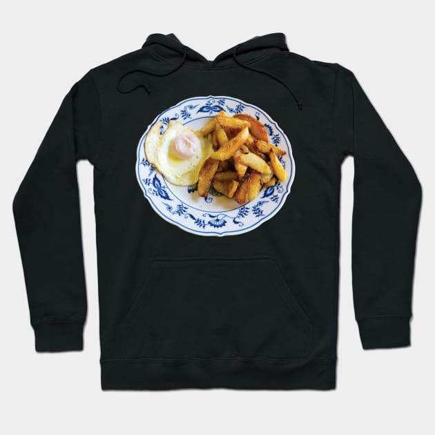 Egg And Chips Hoodie by DPattonPD